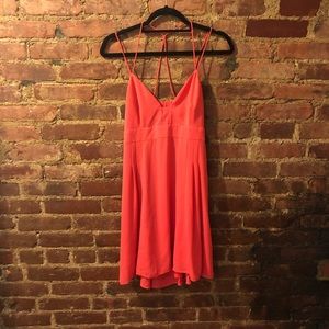 Express Coral Strappy Dress sz 8